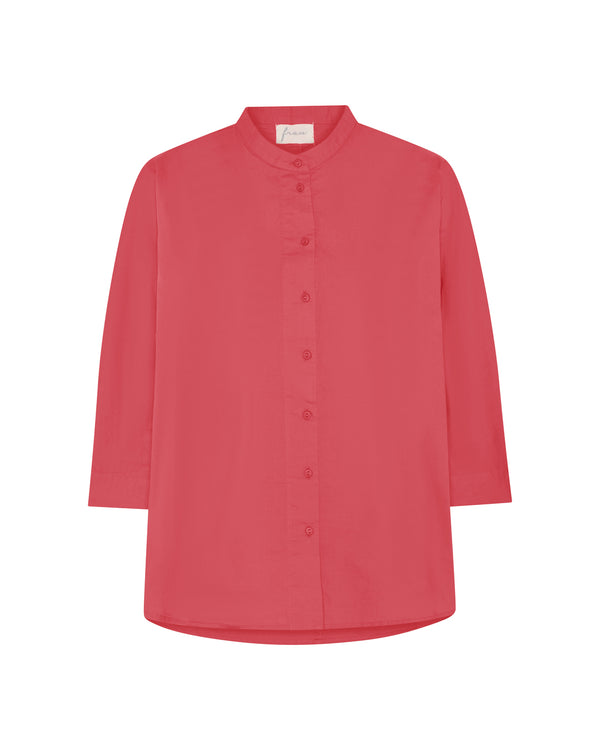 FRAU Seoul kort skjorte Shirt Garnet Rose