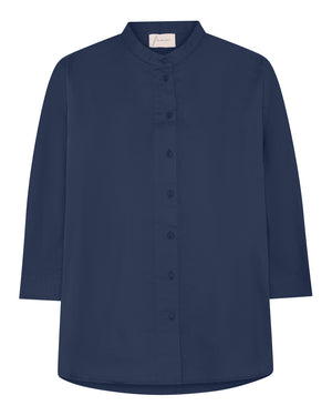 FRAU Seoul kort skjorte aw Shirt Navy Blazer