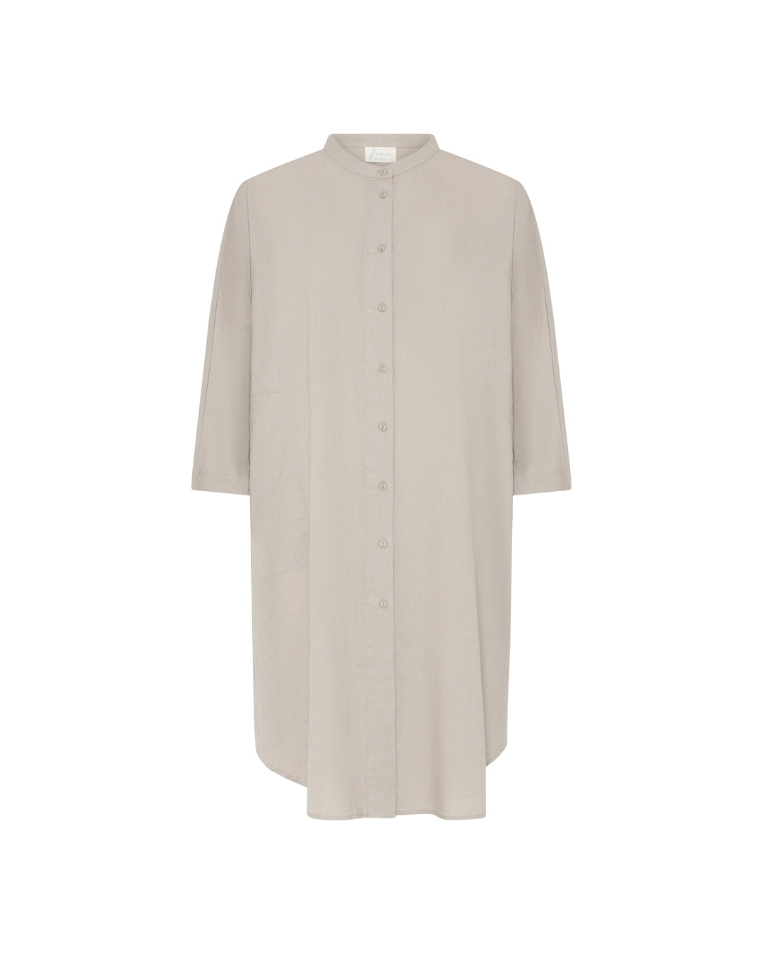 FRAU Seoul lang hør skjorte Long shirt Pure Cashmere