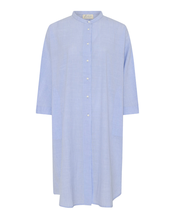 FRAU Seoul lang skjorte Long shirt Baby Lavender Stripe