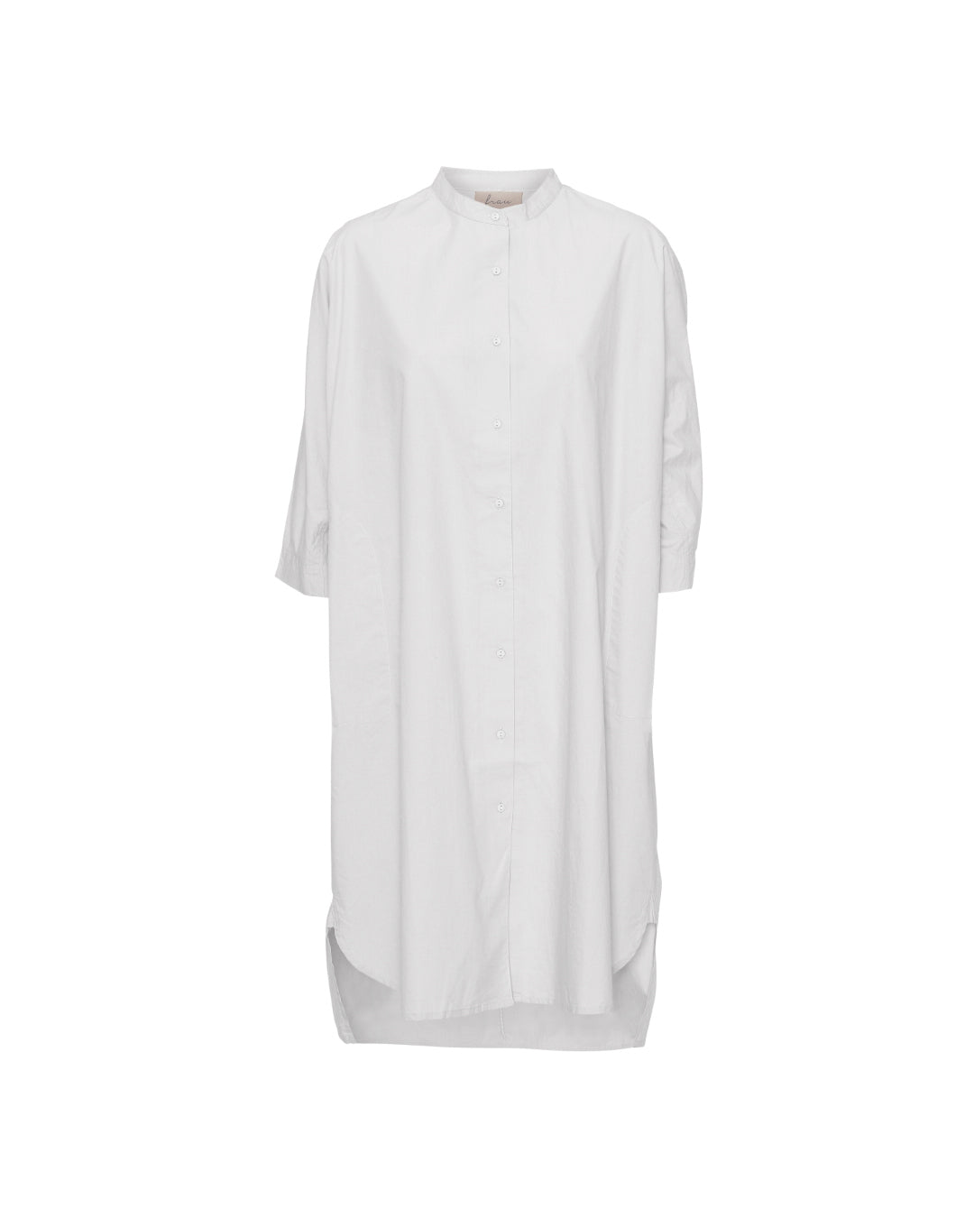 FRAU Seoul lang skjorte Long shirt Bright White