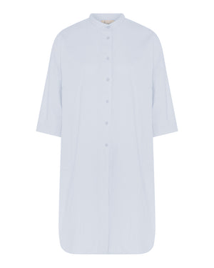 FRAU Seoul lang skjorte Long shirt Halogen Blue