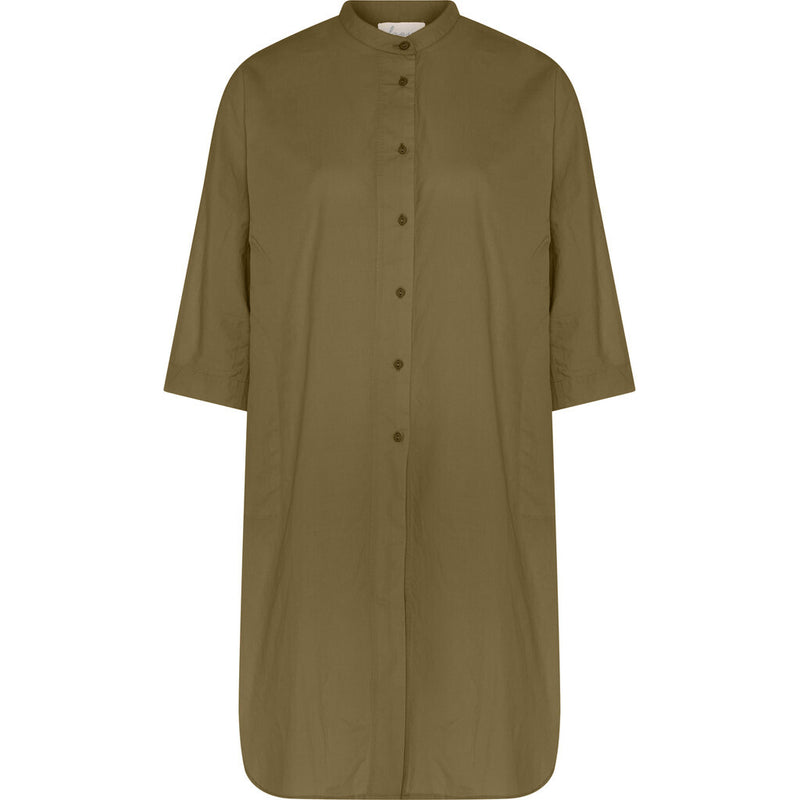 FRAU Seoul lang skjorte Long shirt Military Olive