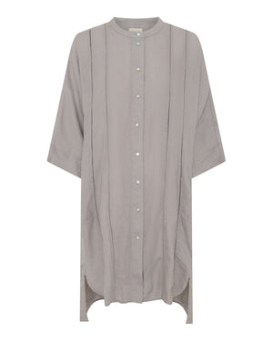 FRAU Seoul lang skjorte i 100% hør Shirt Dove