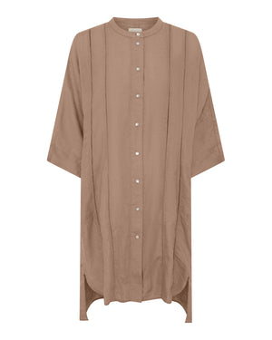 FRAU Seoul lang skjorte i 100% hør Shirt Roebuck