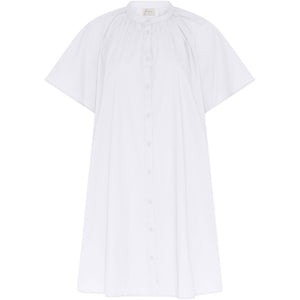 FRAU Siena kortærmet kjole Dress Bright White