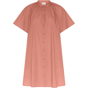 FRAU Siena kortærmet kjole Dress Cameo Brown