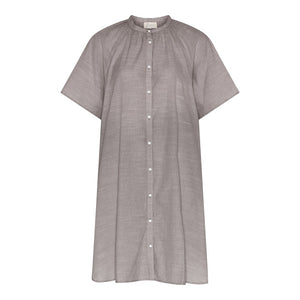 FRAU Siena kortærmet kjole Dress Coffee Quartz Stripe