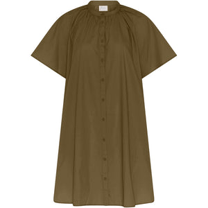 FRAU Siena kortærmet kjole Dress Military Olive