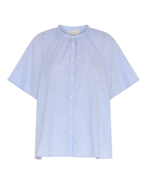 FRAU Siena kortærmet skjorte Shirt Baby Lavender Stripe