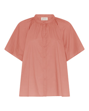 FRAU Siena kortærmet skjorte Shirt Cameo Brown