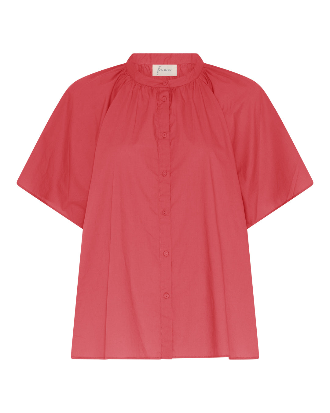 FRAU Siena kortærmet skjorte Shirt Garnet Rose