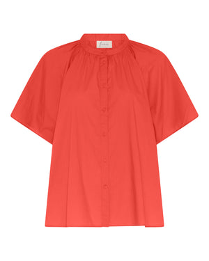 FRAU Siena kortærmet skjorte Shirt Hot Coral