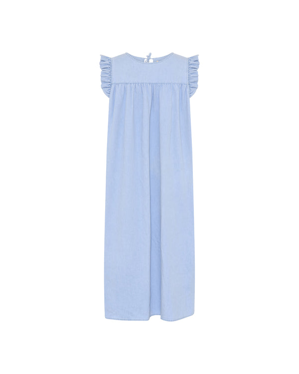 FRAU Stockholm denim kjole Dress Light blue denim