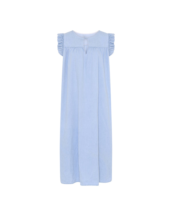 FRAU Stockholm denim kjole Dress Light blue denim