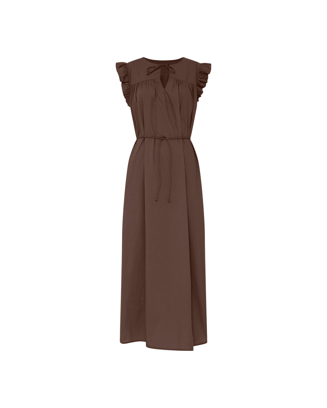 FRAU Stockholm kjole Dress Coffee Quartz