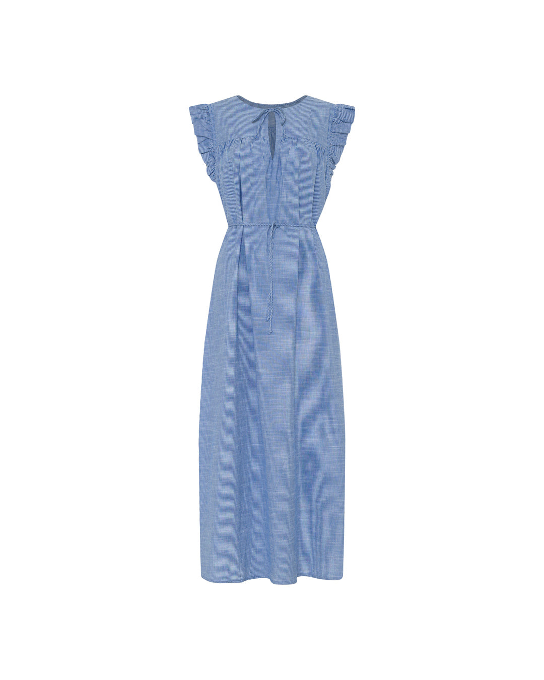 FRAU Stockholm kjole Dress Medium Blue Stripe