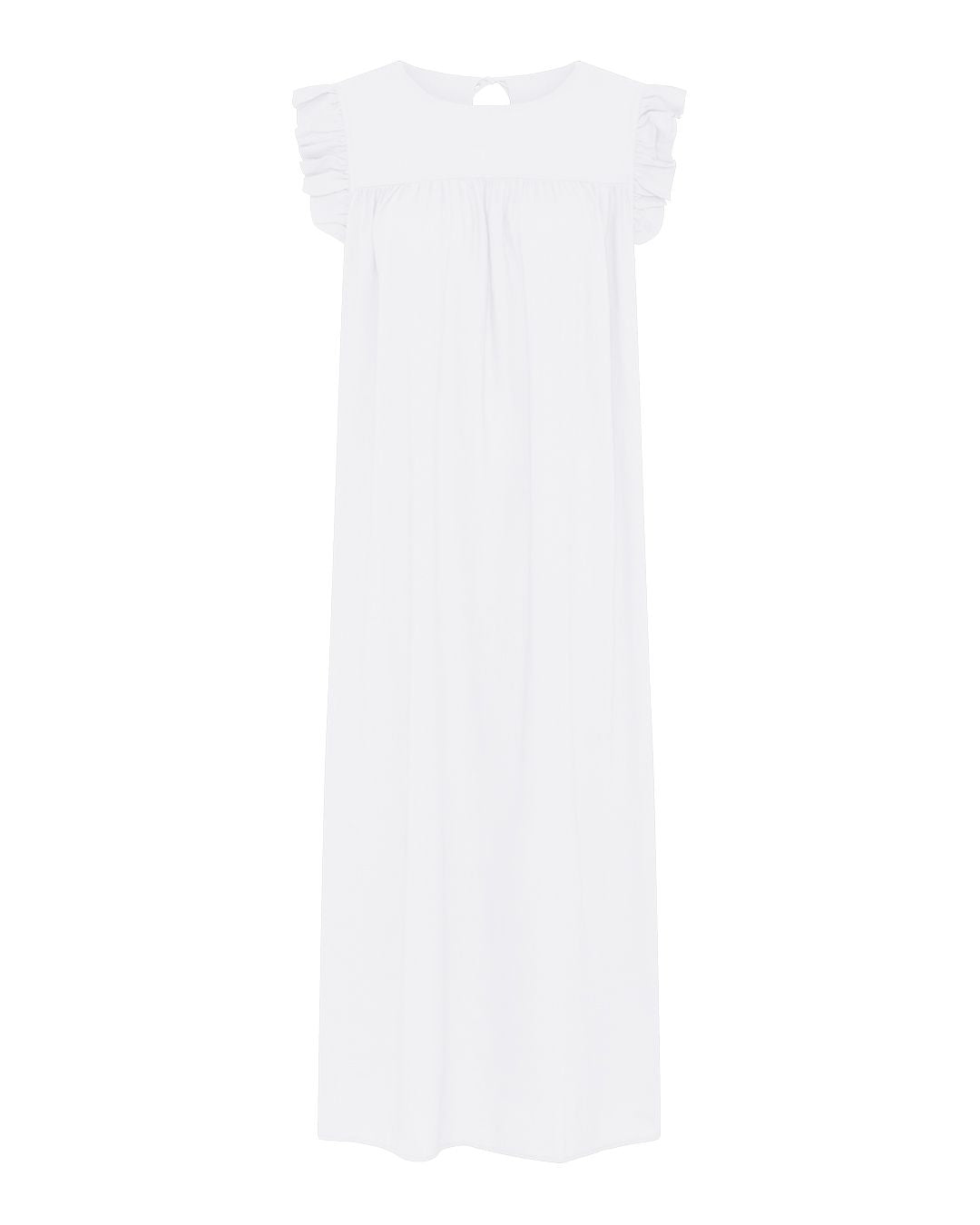 FRAU Stockholm linen kjole Dress Bright White