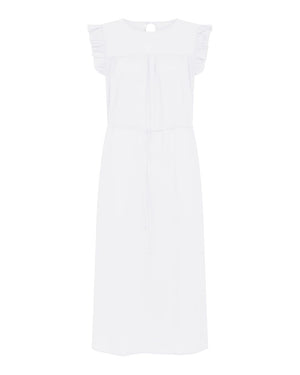 FRAU Stockholm linen kjole Dress Bright White