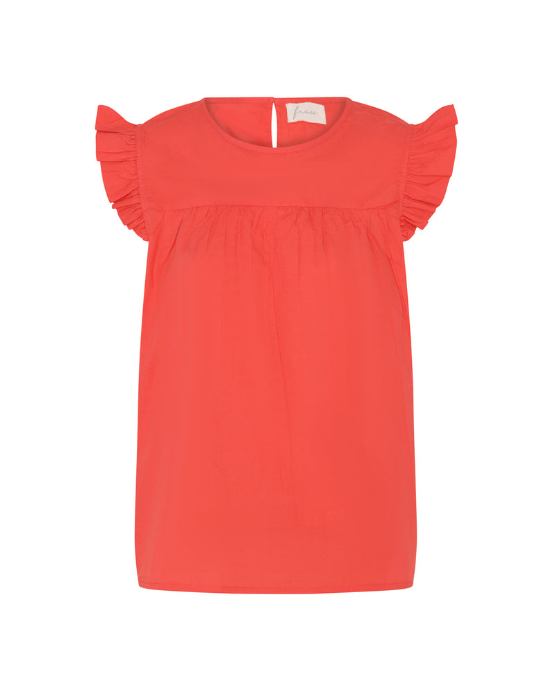 FRAU Stockholm top Top Hot Coral