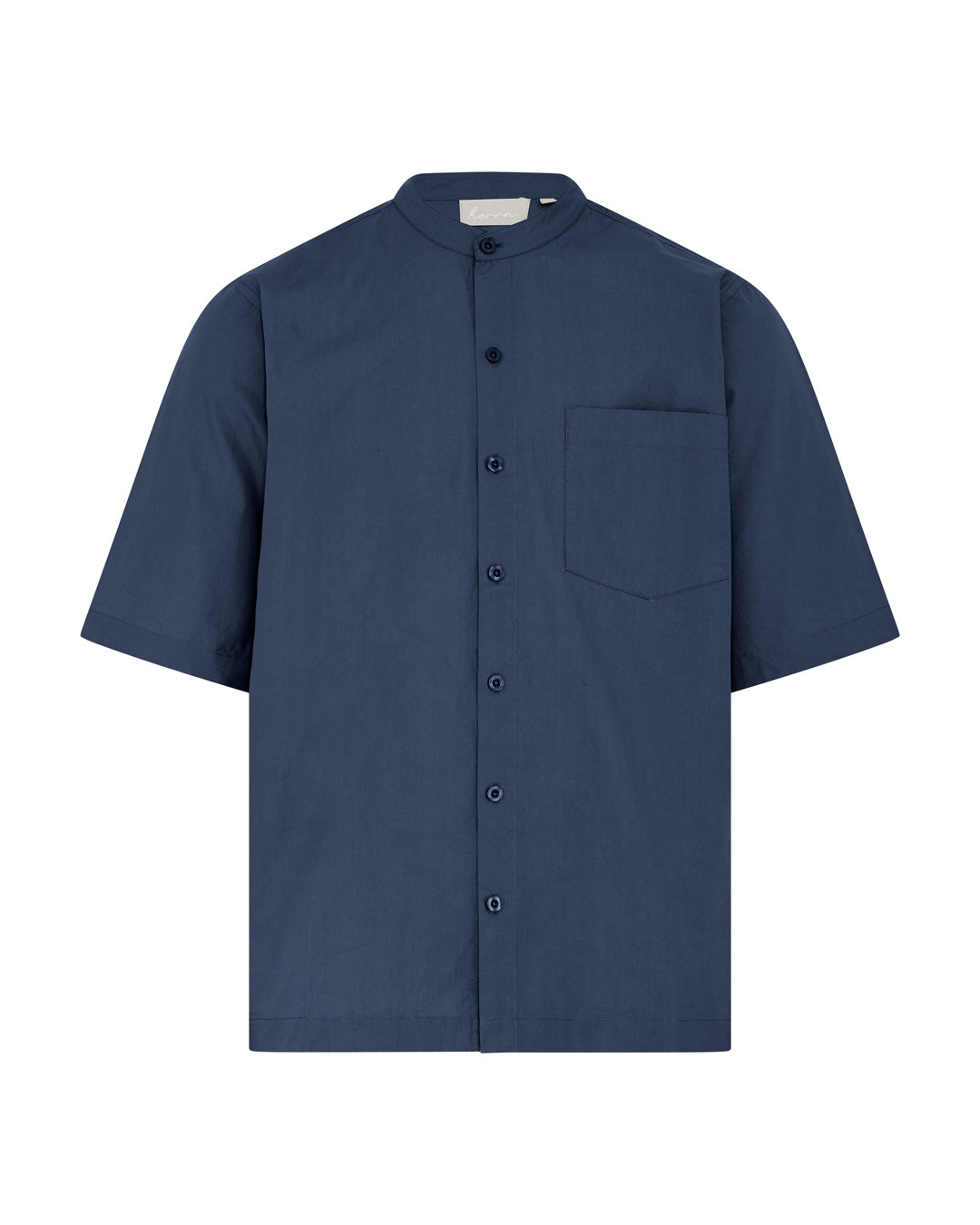 HERRN Suva kortærmet herre skjorte Shirt Navy Blazer