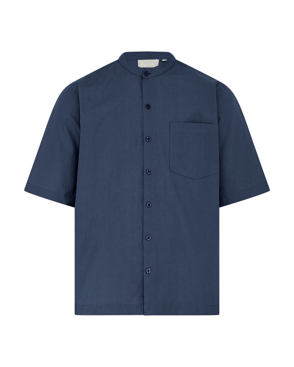 HERRN Suva kortærmet herre skjorte Shirt Navy Blazer