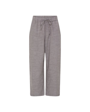 FRAU Sydney bukser lang Pant Coffee Quartz Stripe