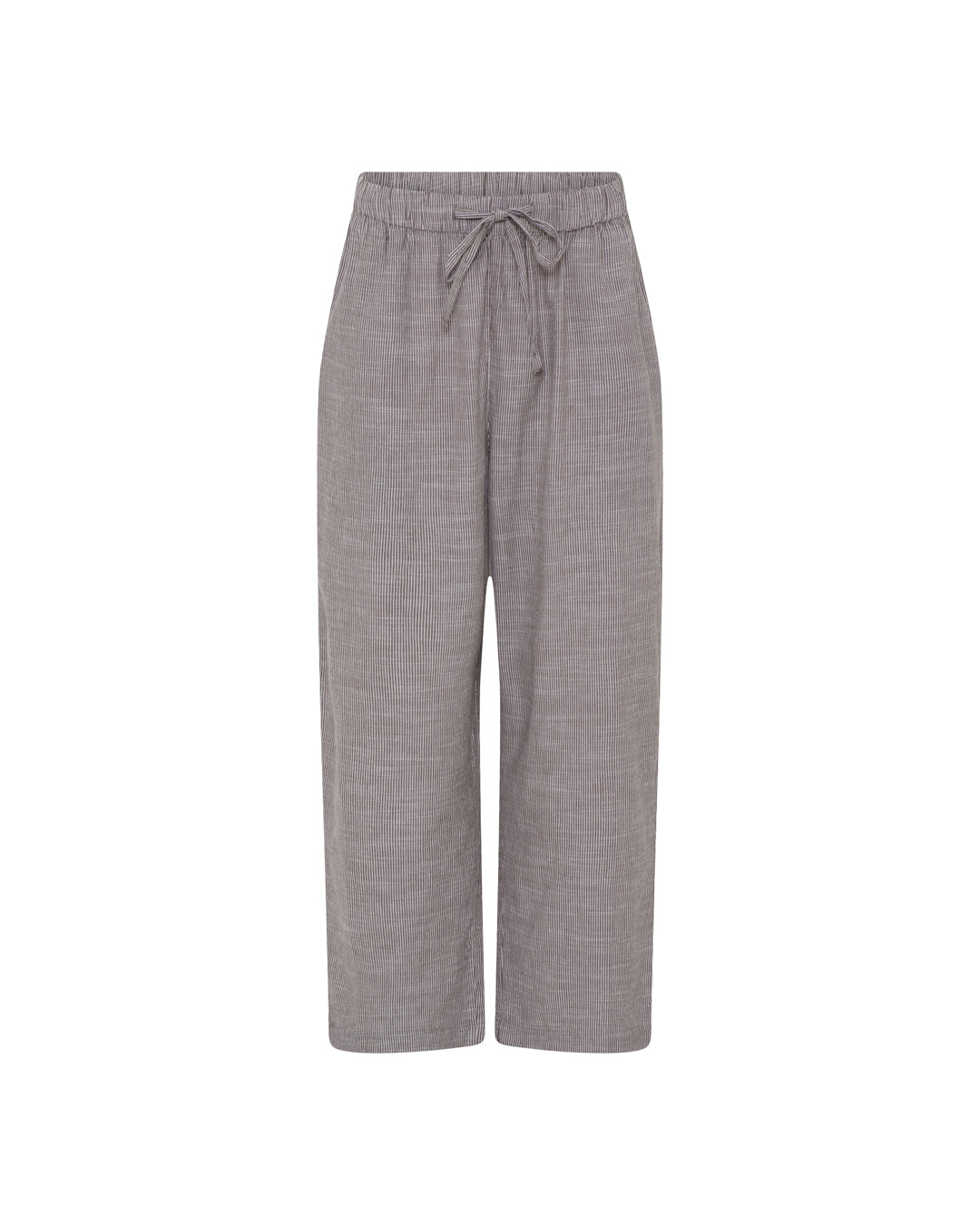 FRAU Sydney bukser lang Pant Coffee Quartz Stripe