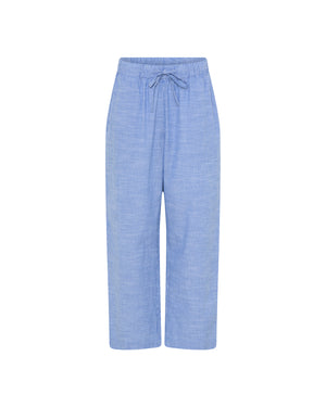 FRAU Sydney bukser lang Pant Medium Blue Stripe