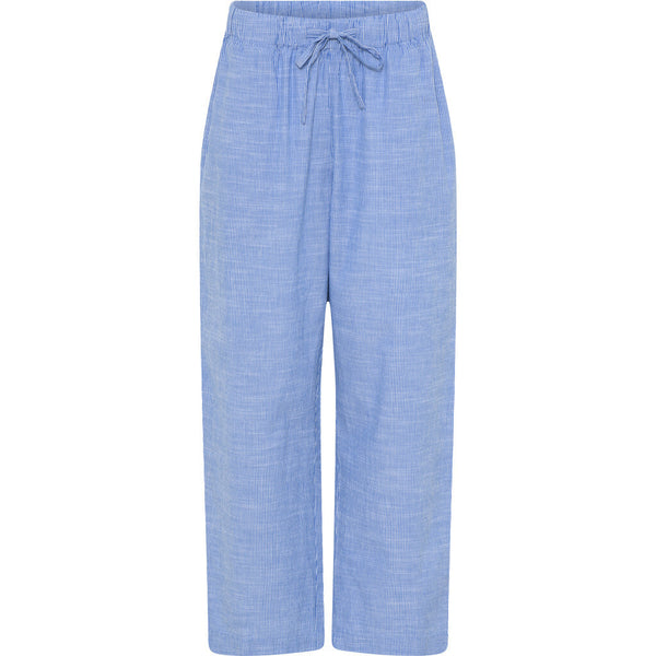 FRAU Sydney bukser lang Pant Medium Blue Stripe