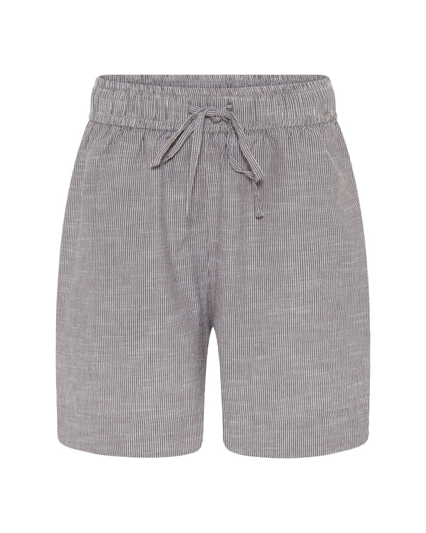 FRAU Sydney shorts m/snøre Shorts Coffee Quartz Stripe