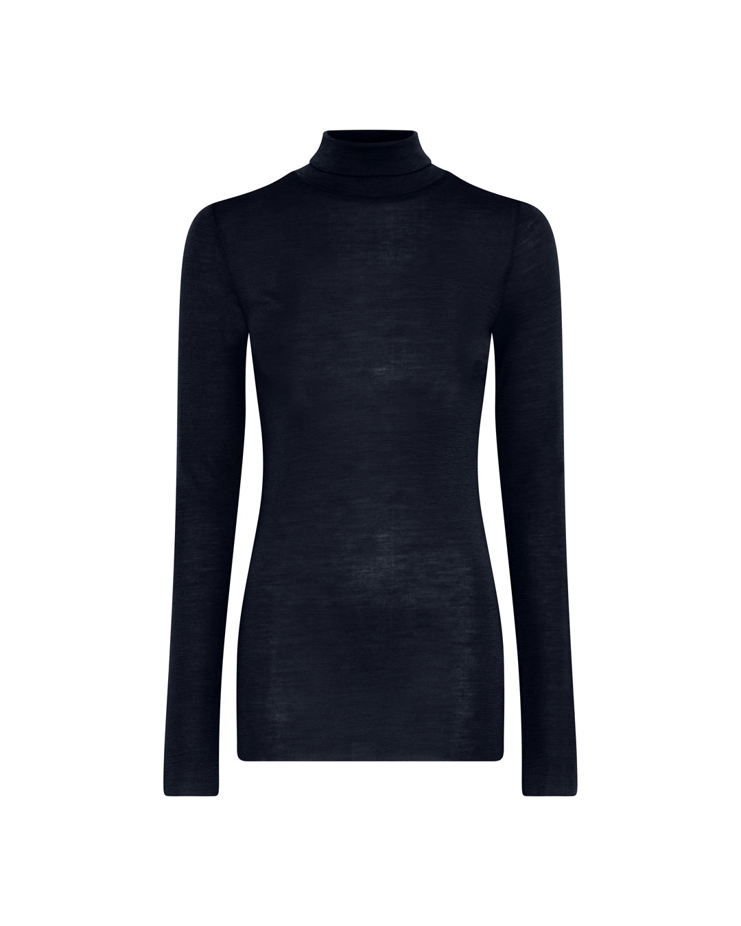 FRAU Tirana wool ls roll neck top Top Dark Navy