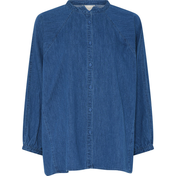 FRAU Tokyo denim skjorte Shirt Clear blue denim