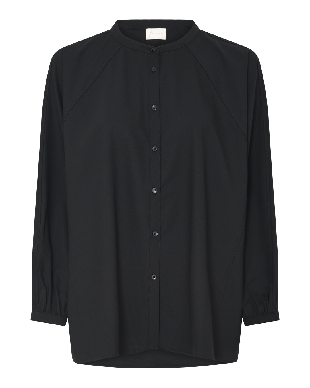 FRAU Tokyo light uld skjorte Shirt Black