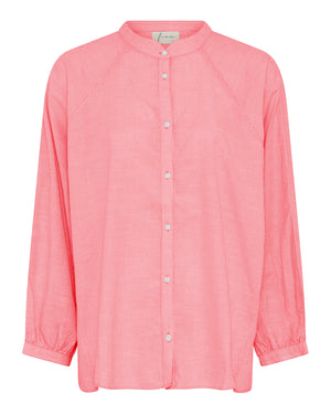 FRAU Tokyo skjorte Shirt Hot Coral Stripe