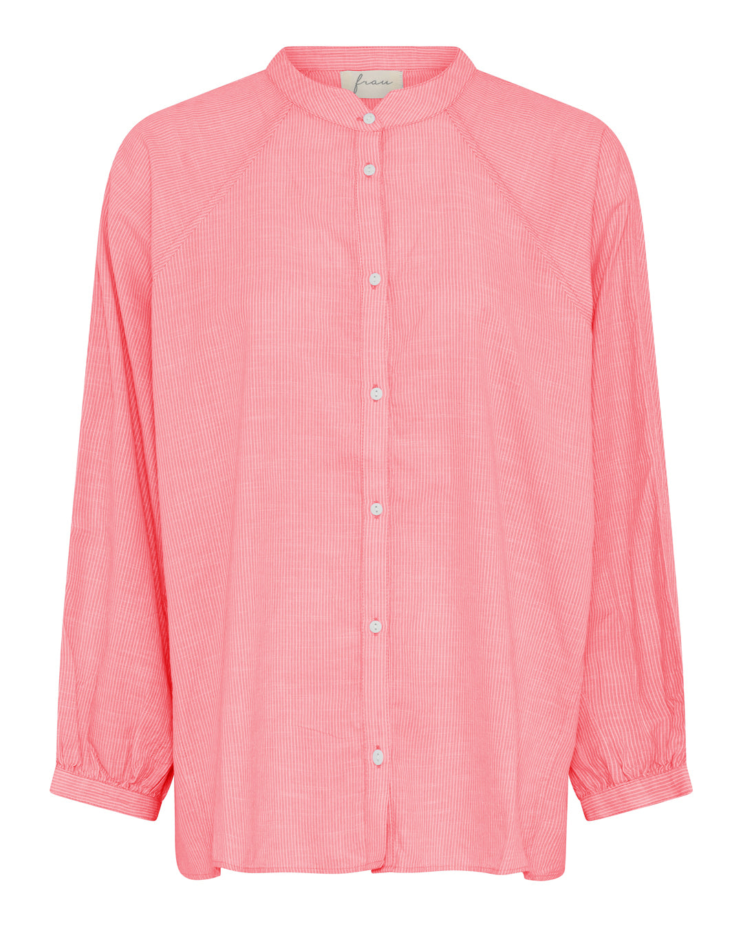 FRAU Tokyo skjorte Shirt Hot Coral Stripe