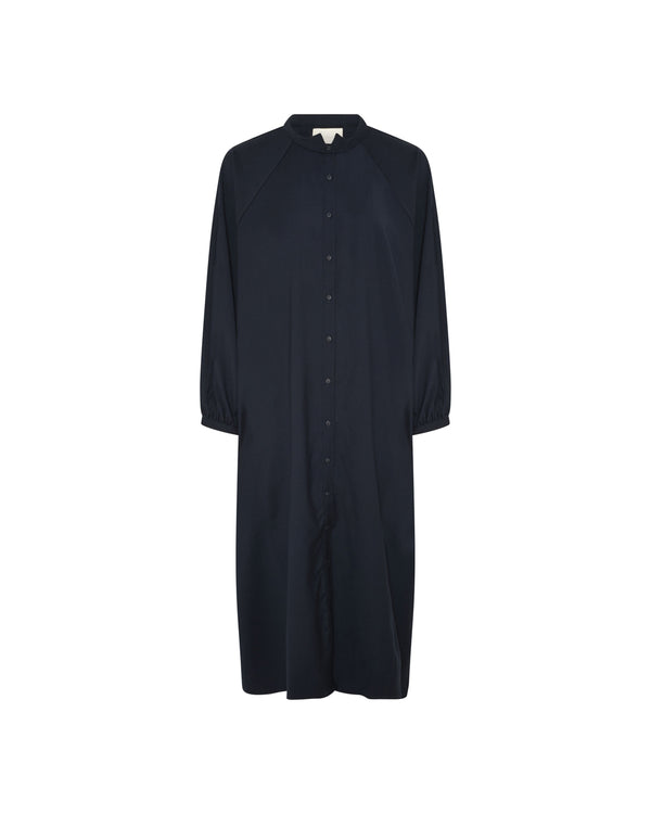 FRAU Tokyo skjortekjole Dress Dark Navy