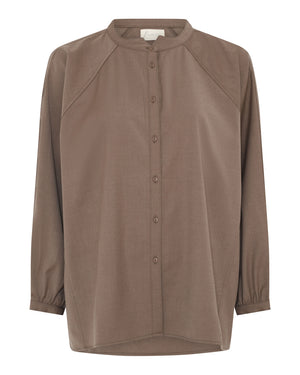 FRAU Tokyo uld skjorte Shirt Walnut