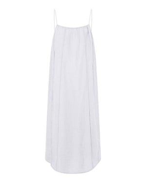 FRAU Vancouver 100% hør kjole Dress Bright White
