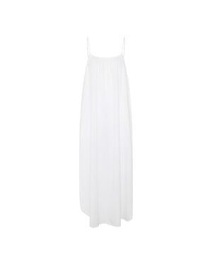 FRAU Vancouver hør kjole Dress Bright White