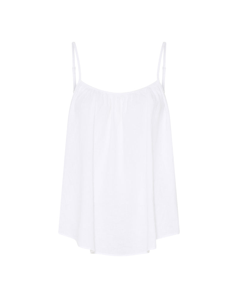 FRAU Vancouver hør top Top Bright White