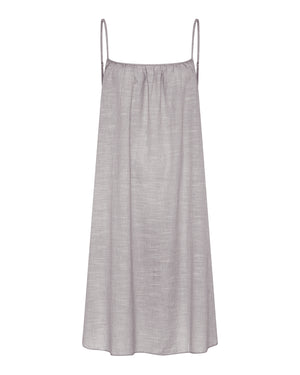 FRAU Vancouver kjole kort Dress Coffee Quartz Stripe