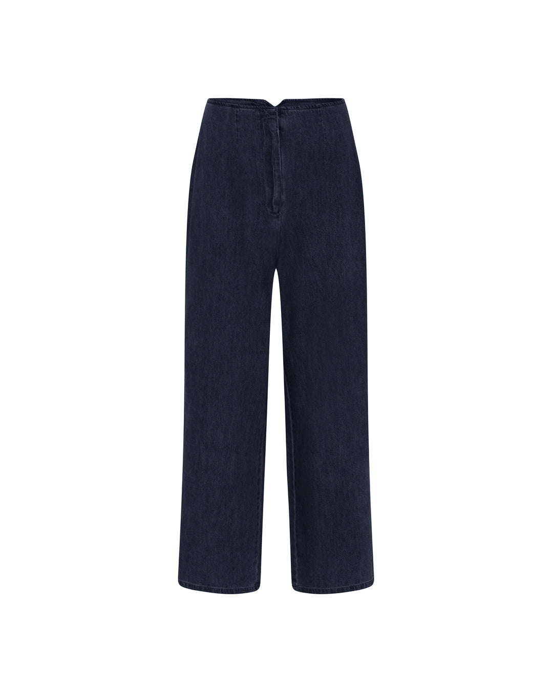 FRAU Wuxi denim ankelbukser Pant Dark blue denim