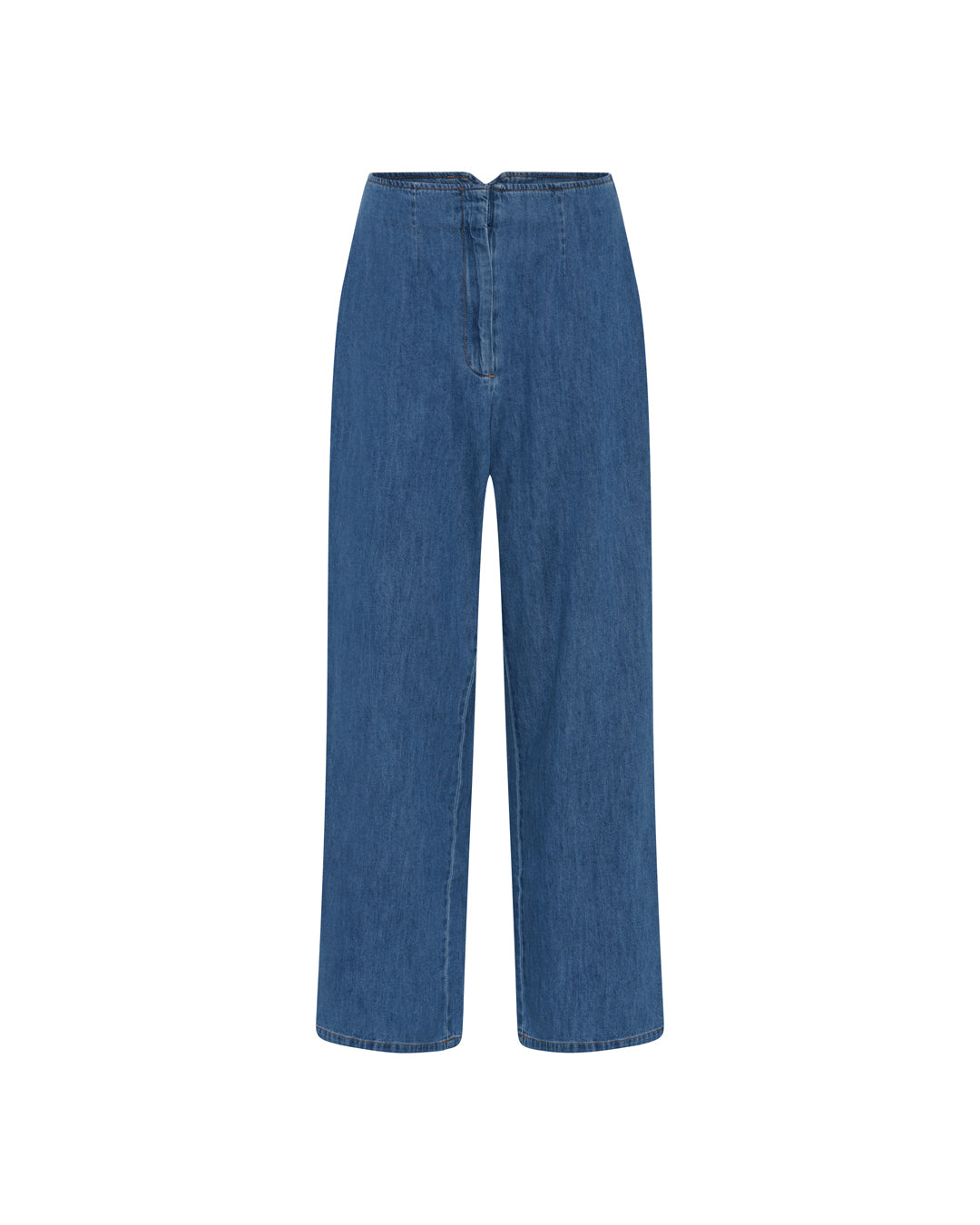 FRAU Wuxi denim lange bukser Pant Medium blue denim