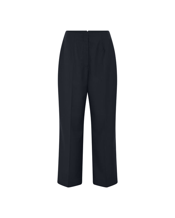 FRAU Wuxi uld bukser lang Pant Dark Navy