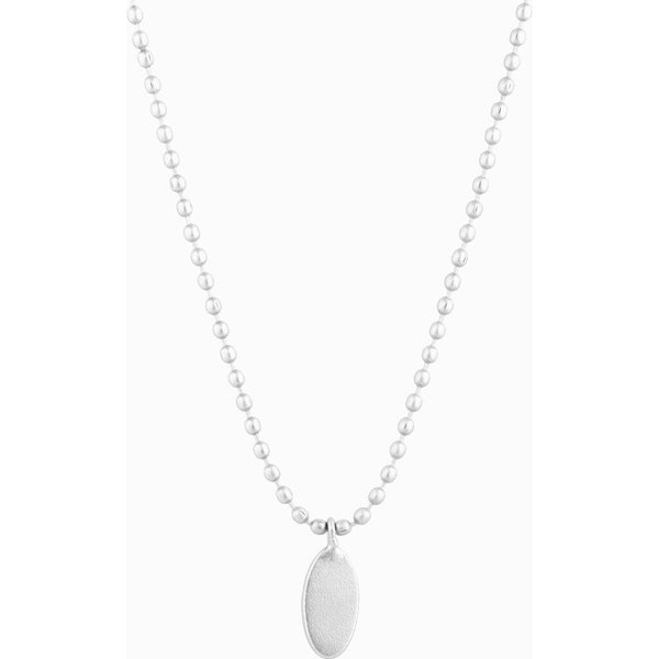 FRAU Oval sølv halskæde Necklace Original silver