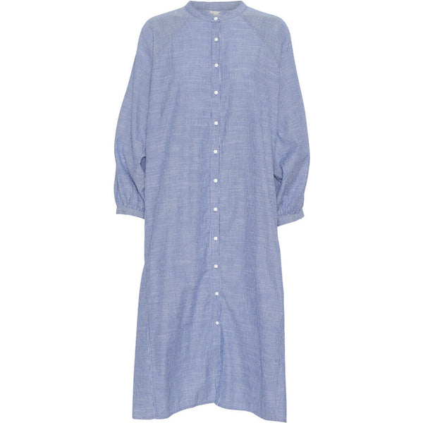 FRAU Tokyo skjortekjole Dress Medium Blue Stripe
